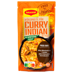 Maggi Food Travel Würzpaste für Curry Indian Style 65g